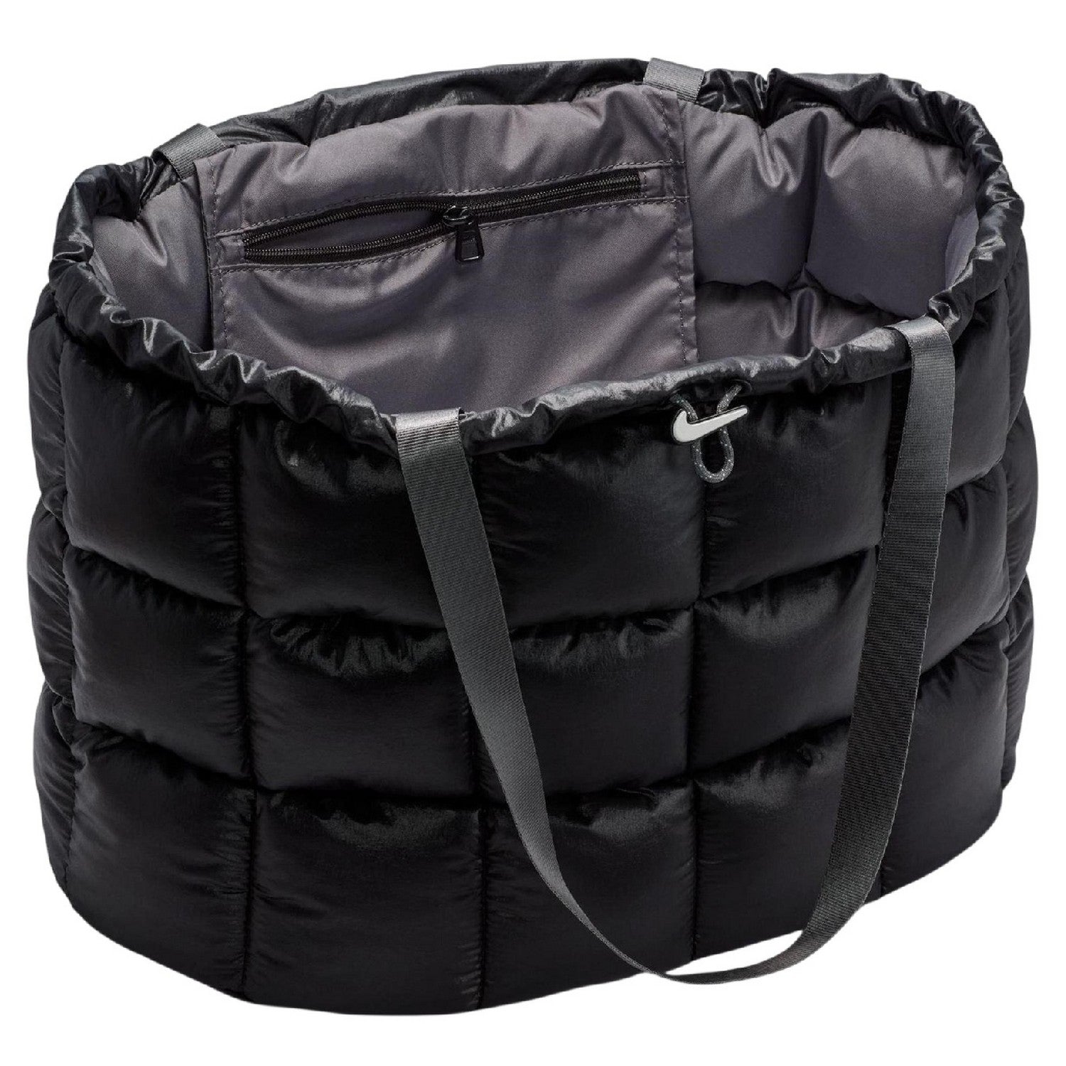 Black - Side - Nike 2.0 Puffer Padded Tote Bag