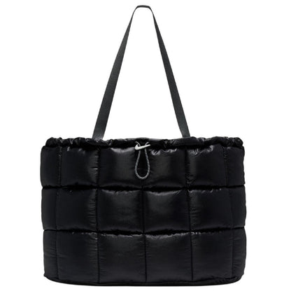 Black - Front - Nike 2.0 Puffer Padded Tote Bag