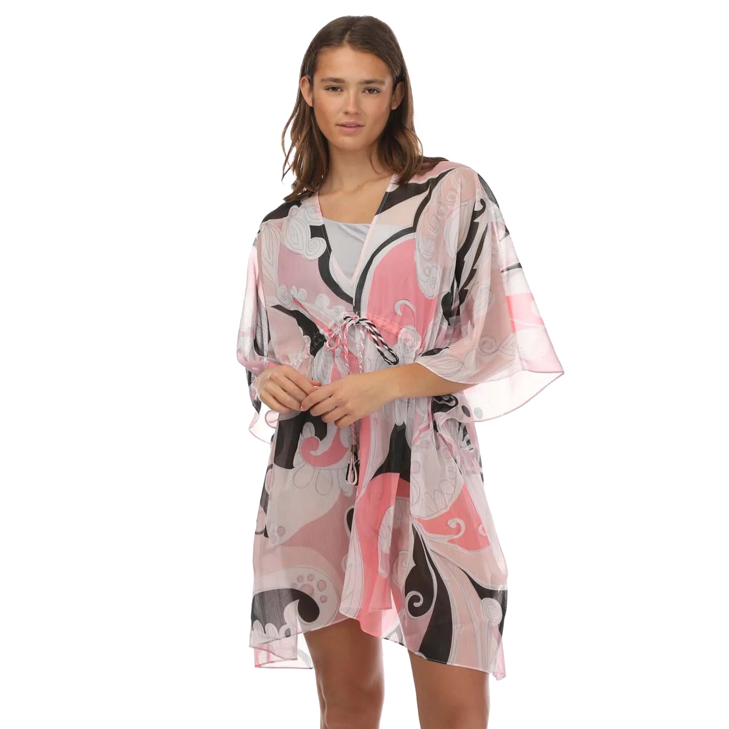 Pink - Front - Ted Baker Womens-Ladies Reanha V Neck Coverup
