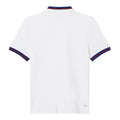 White - Back - Lacoste Womens-Ladies Stripe Detail UV Protection Tennis Polo Shirt