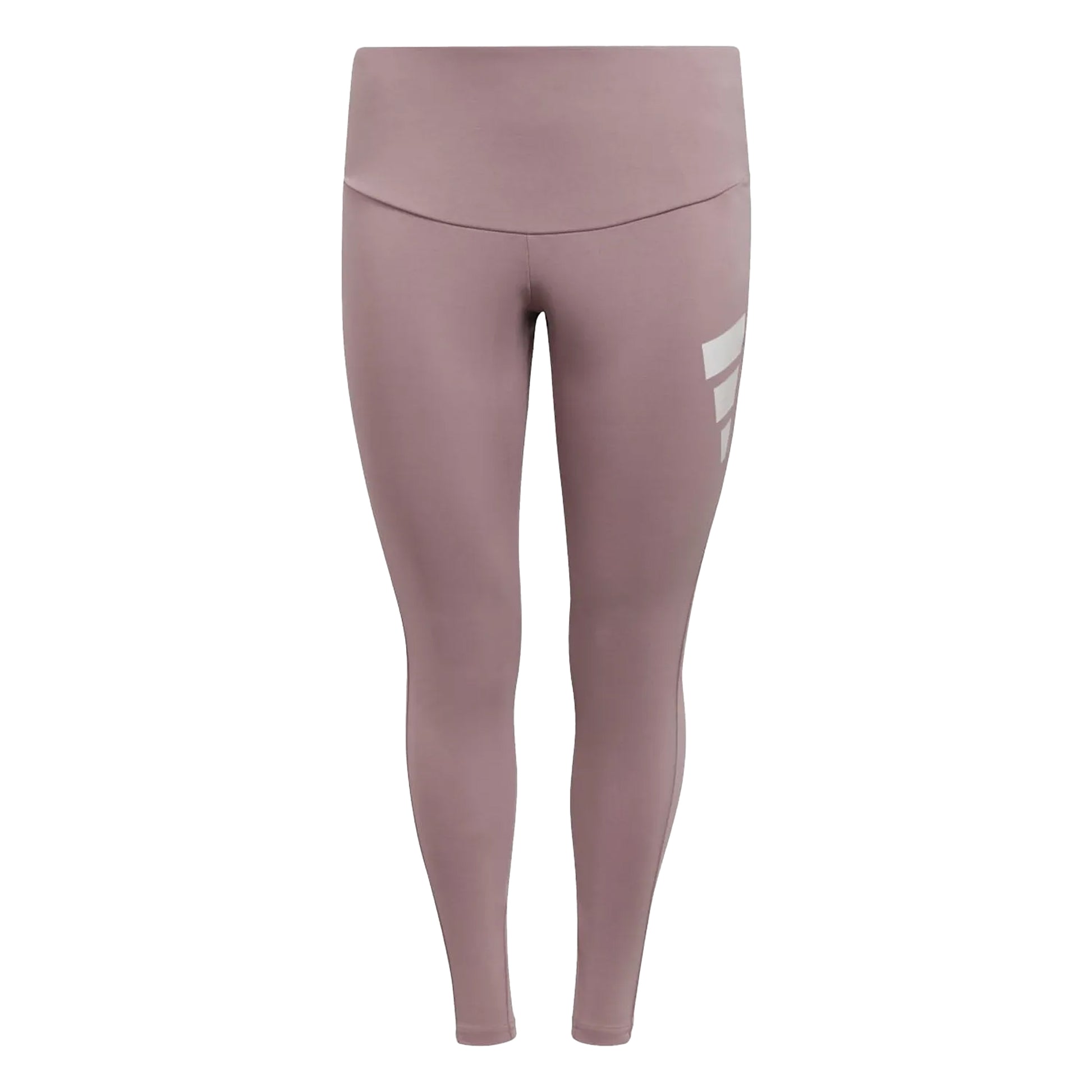 Mauve - Front - Adidas Womens-Ladies Future Icons Leggings