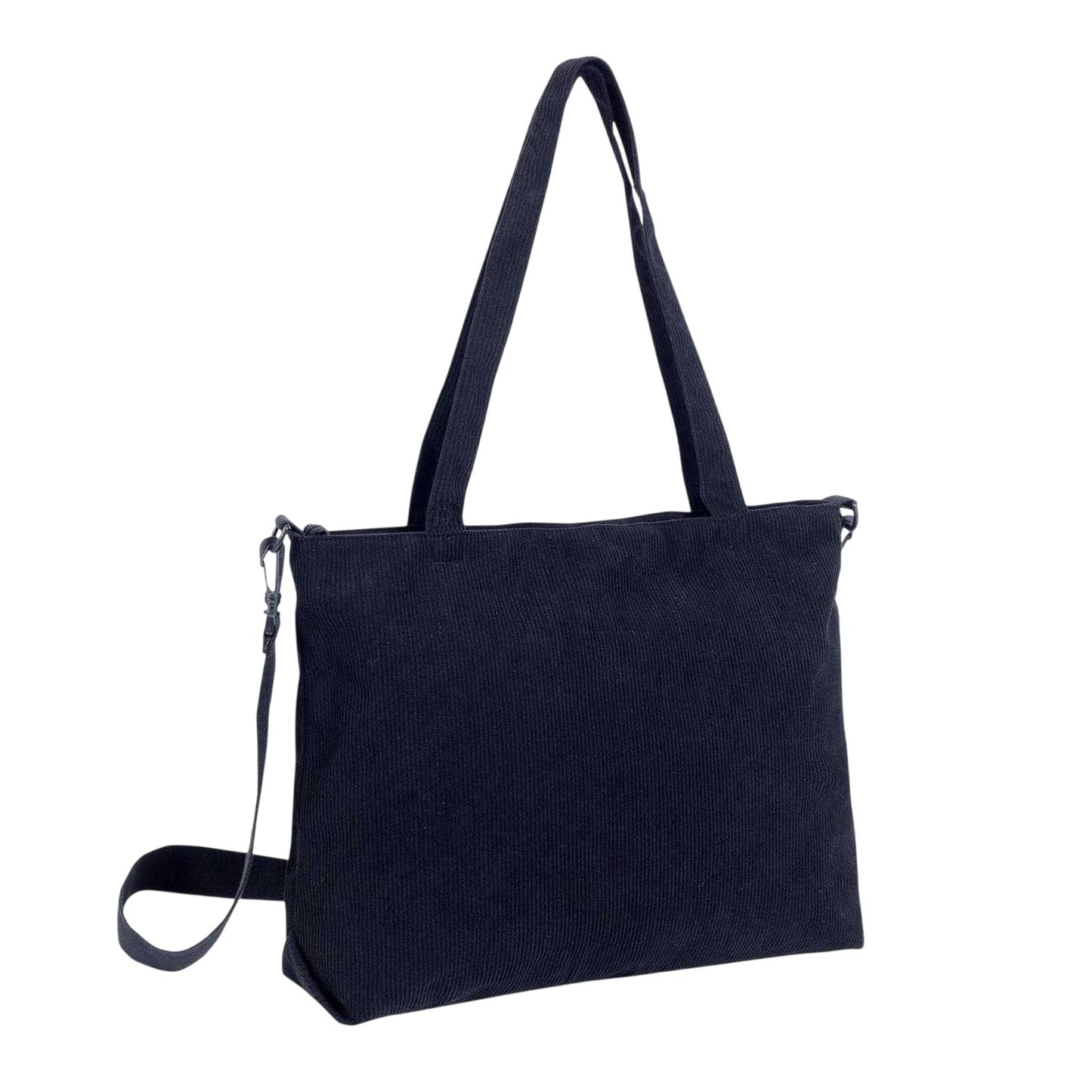 Black - Back - Firetrap Corduroy Everyday Tote Bag