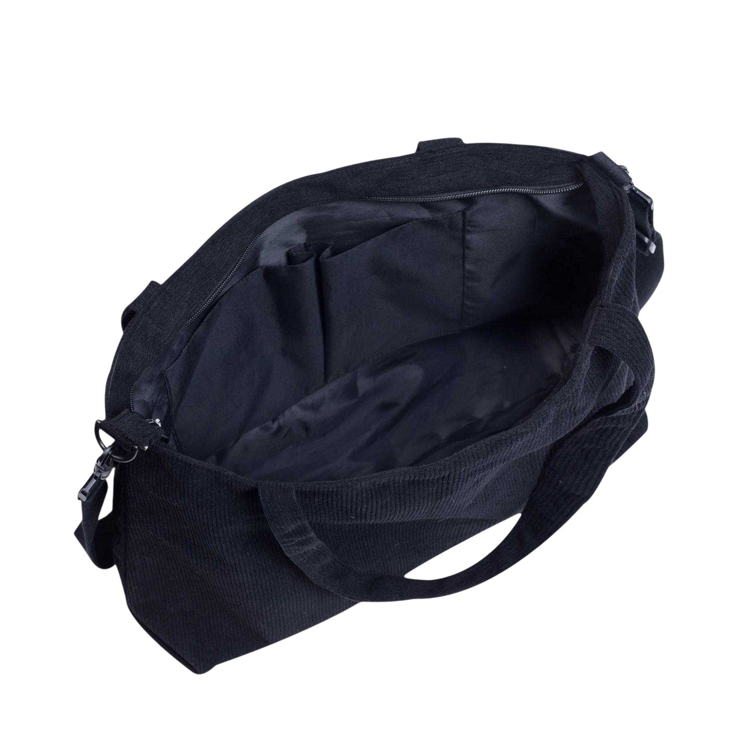 Black - Lifestyle - Firetrap Corduroy Everyday Tote Bag