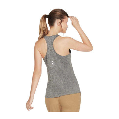 Black - Back - Skechers Womens-Ladies Blissful Diamond Tank Top