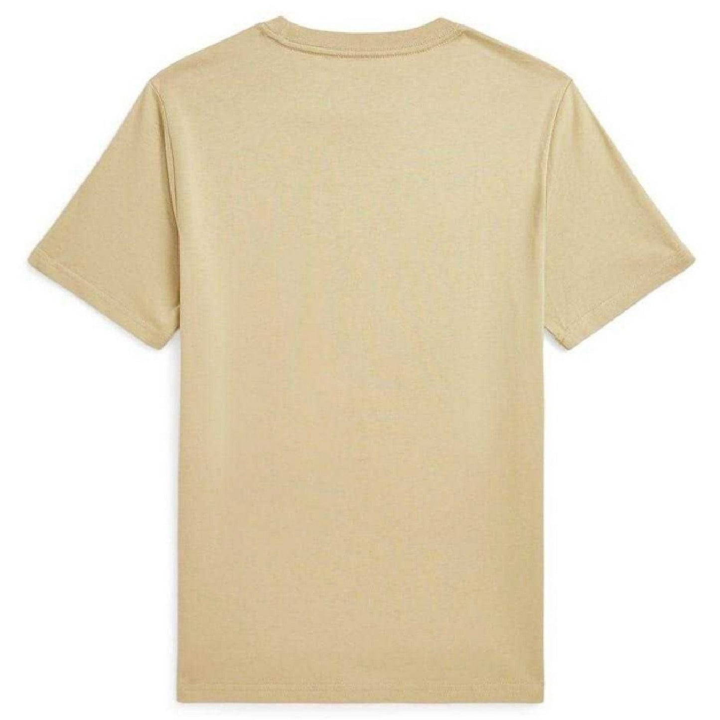 Beige - Back - Ralph Lauren Childrens-Kids Polo Embroidered Logo T-Shirt