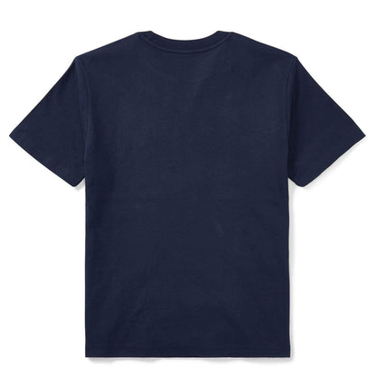 Navy - Back - Ralph Lauren Childrens-Kids Polo Embroidered Logo T-Shirt