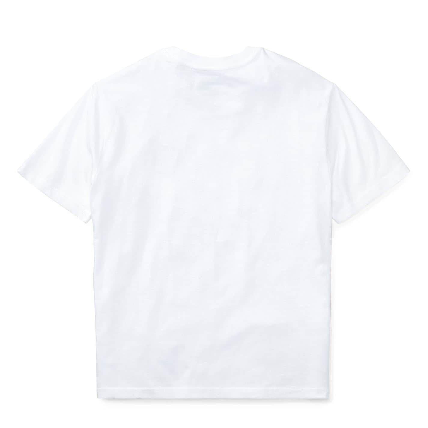 White - Back - Ralph Lauren Childrens-Kids Polo Embroidered Logo T-Shirt