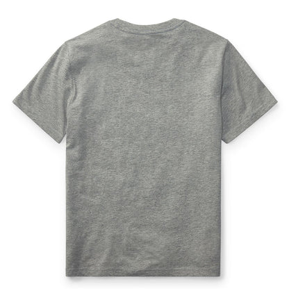 Heather Grey - Back - Ralph Lauren Childrens-Kids Polo Embroidered Logo T-Shirt