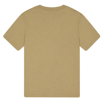 Khaki - Back - Ralph Lauren Childrens-Kids Polo Embroidered Logo T-Shirt