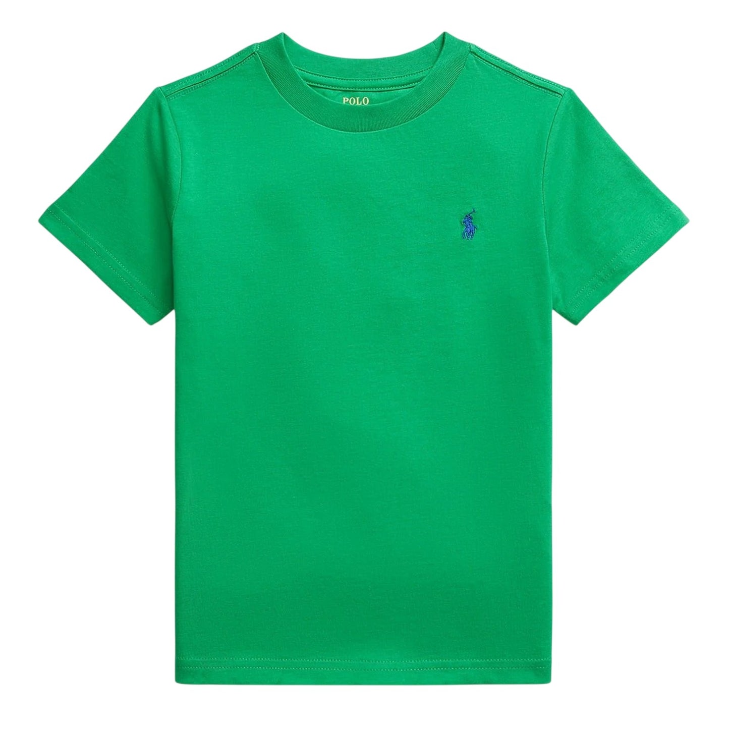 Stem Green - Front - Ralph Lauren Childrens-Kids Polo Embroidered Logo T-Shirt