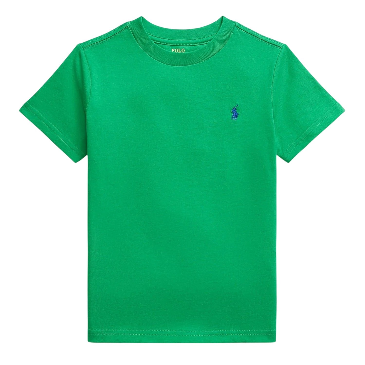 Stem Green - Front - Ralph Lauren Childrens-Kids Polo Embroidered Logo T-Shirt