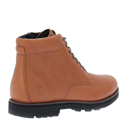 Brown - Lifestyle - Timberland Mens Grain Leather Side Zip Waterproof Boots