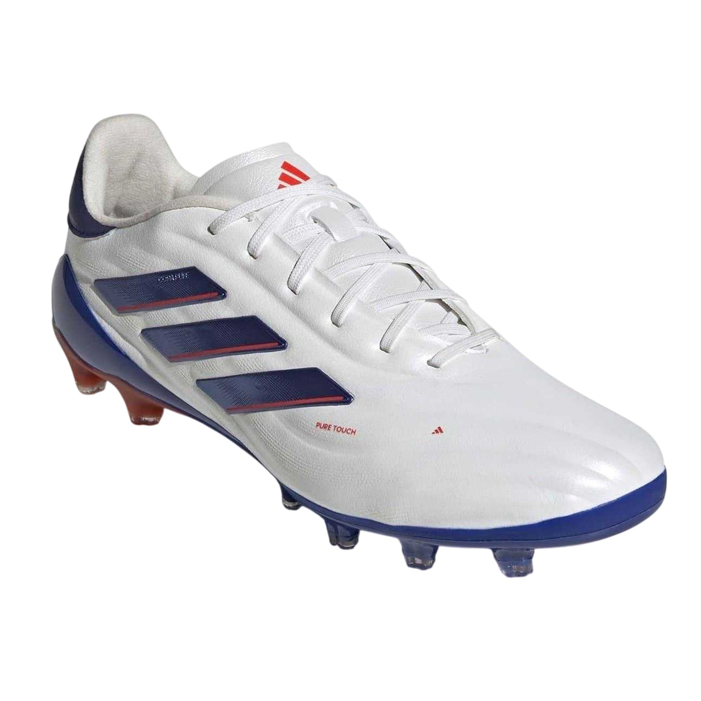 White - Side - Adidas Unisex Adult Copa Pure 2 Elite Leather Artificial Ground Football Boots