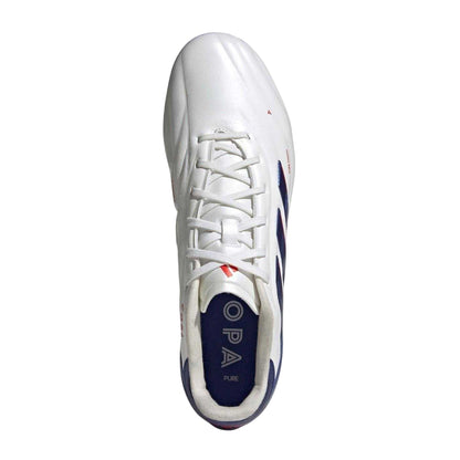 White - Lifestyle - Adidas Unisex Adult Copa Pure 2 Elite Leather Artificial Ground Football Boots