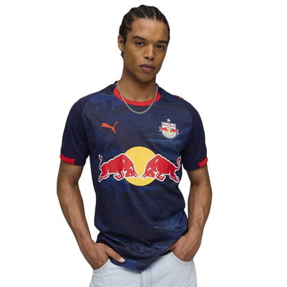 Navy-Red - Side - Puma Mens 2025-2026 Red Bull Away Shirt