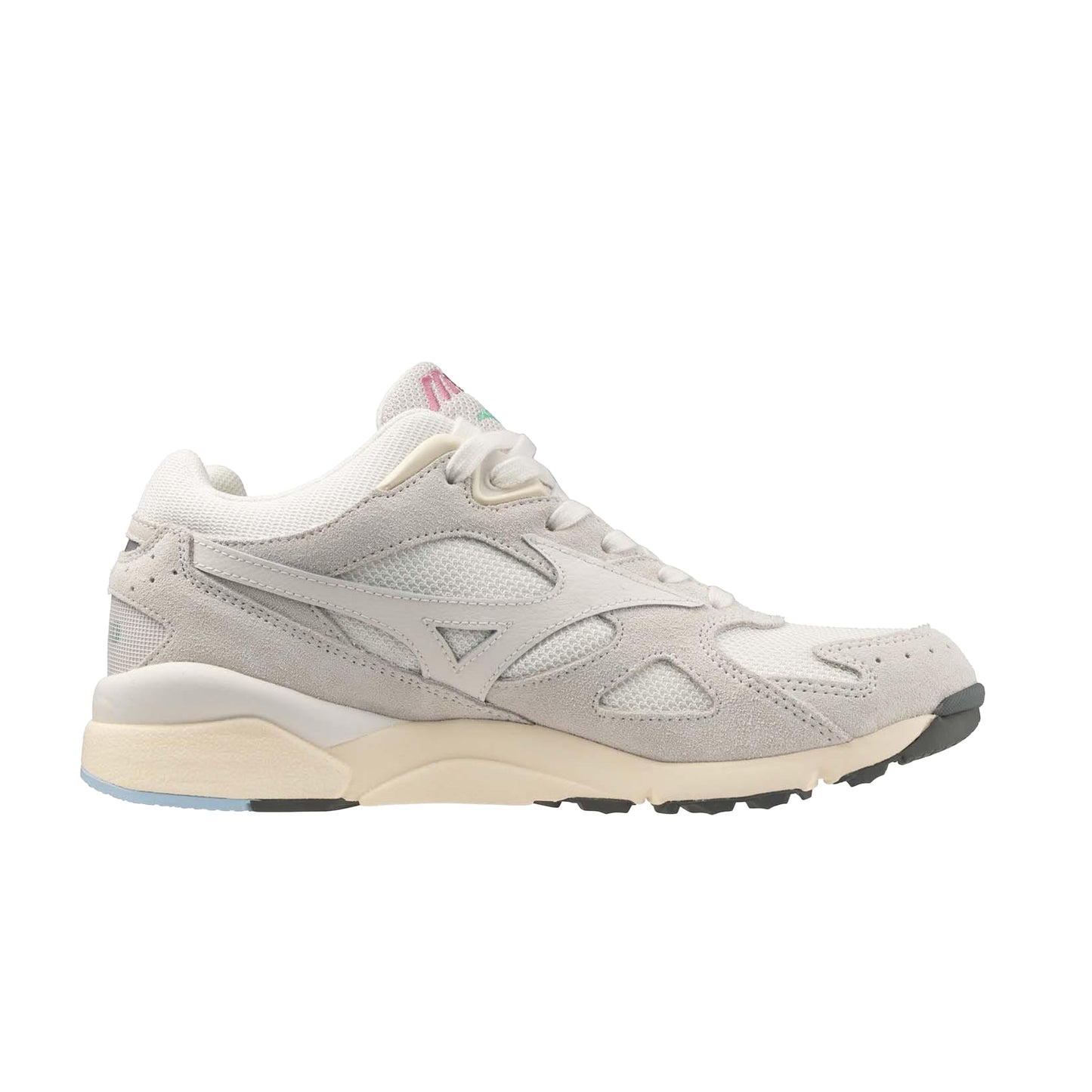 Beige - Side - Mizuno Mens Sky Medal Sportstyle Suede Trainers