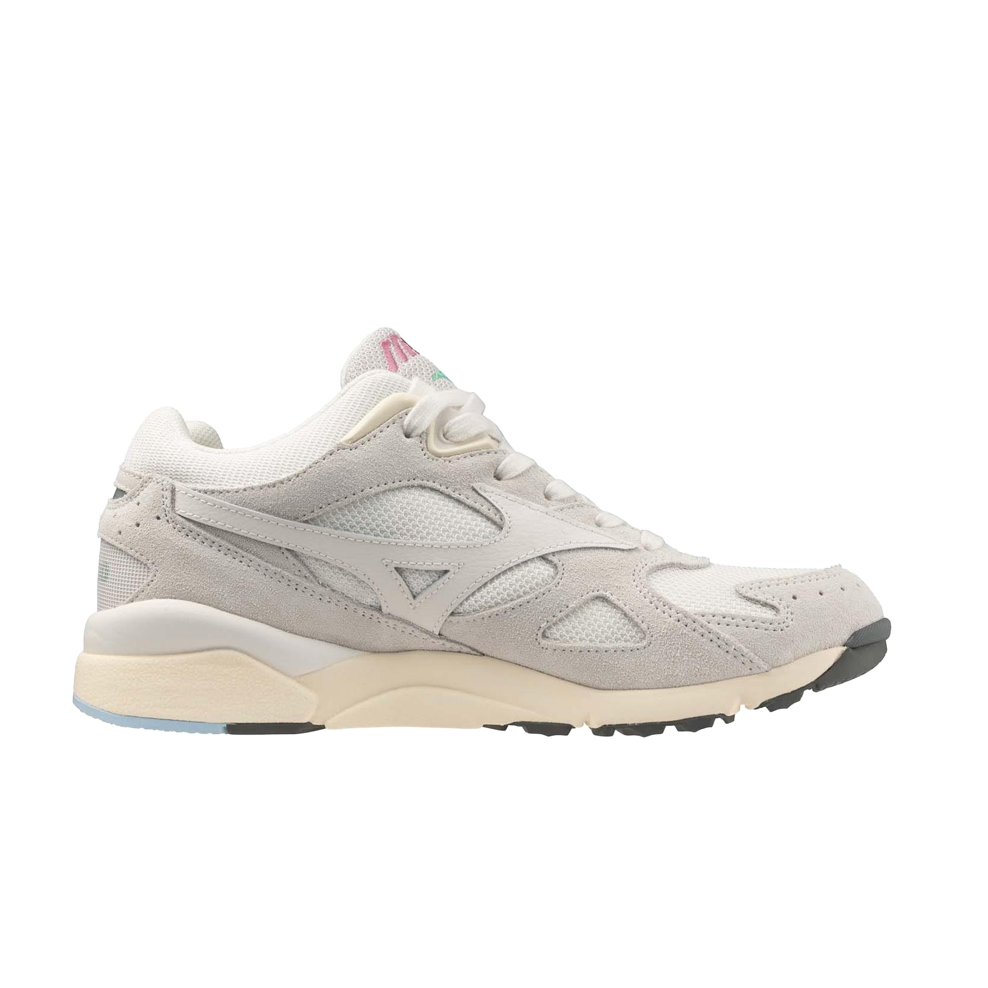 Beige - Side - Mizuno Mens Sky Medal Sportstyle Suede Trainers