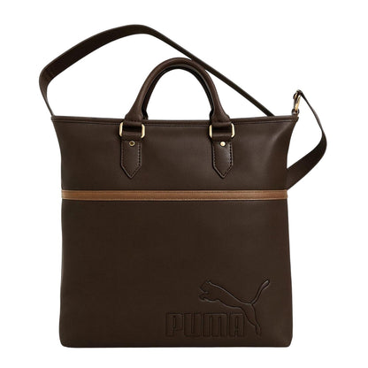 Brown - Front - Puma Womens-Ladies Edition Shopper Bag