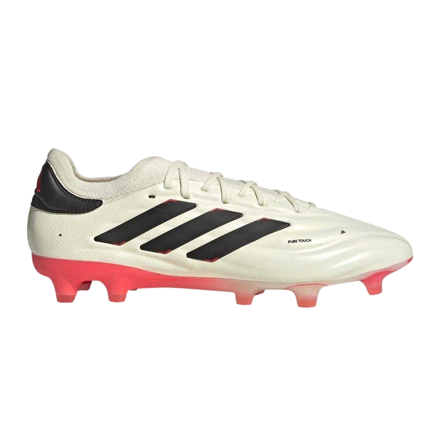 White-Black-Red - Front - Adidas Mens Copa Pure II+ Firm Firm Ground Football Boots