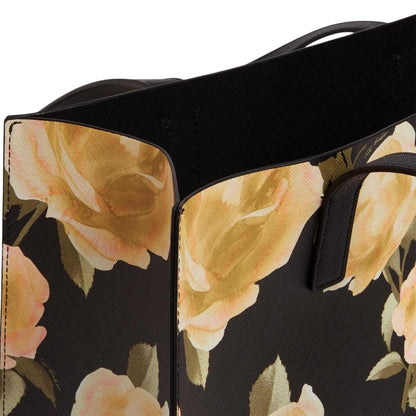 Black Print - Side - Ted Baker Womens-Ladies Floral Tote Bag