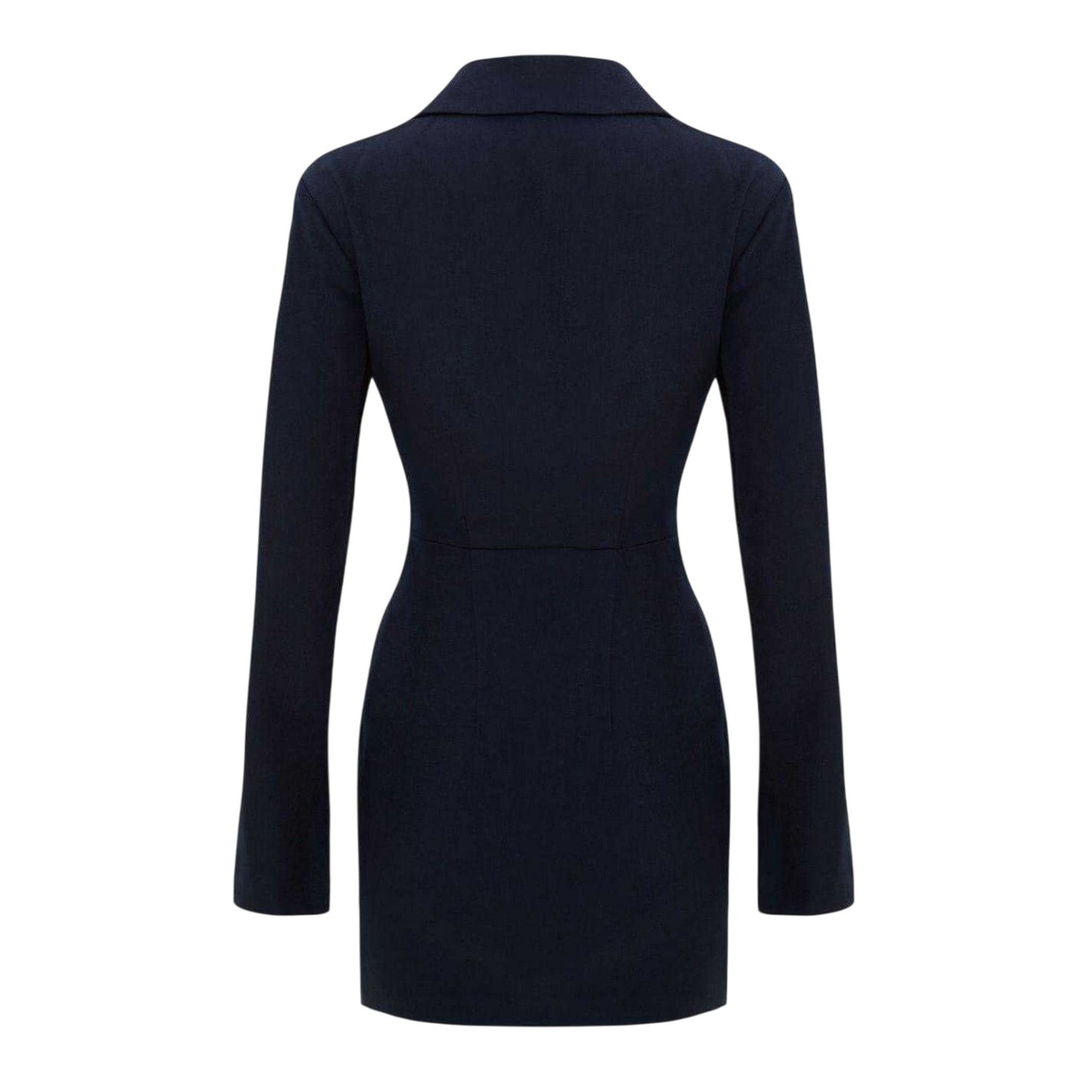 Navy - Back - I Saw It First Womens-Ladies Blazer Dress