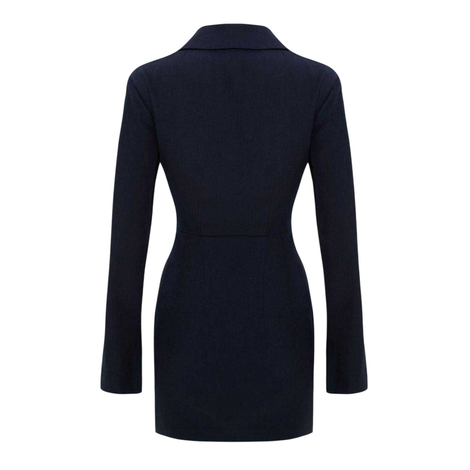 Navy - Back - I Saw It First Womens-Ladies Blazer Dress