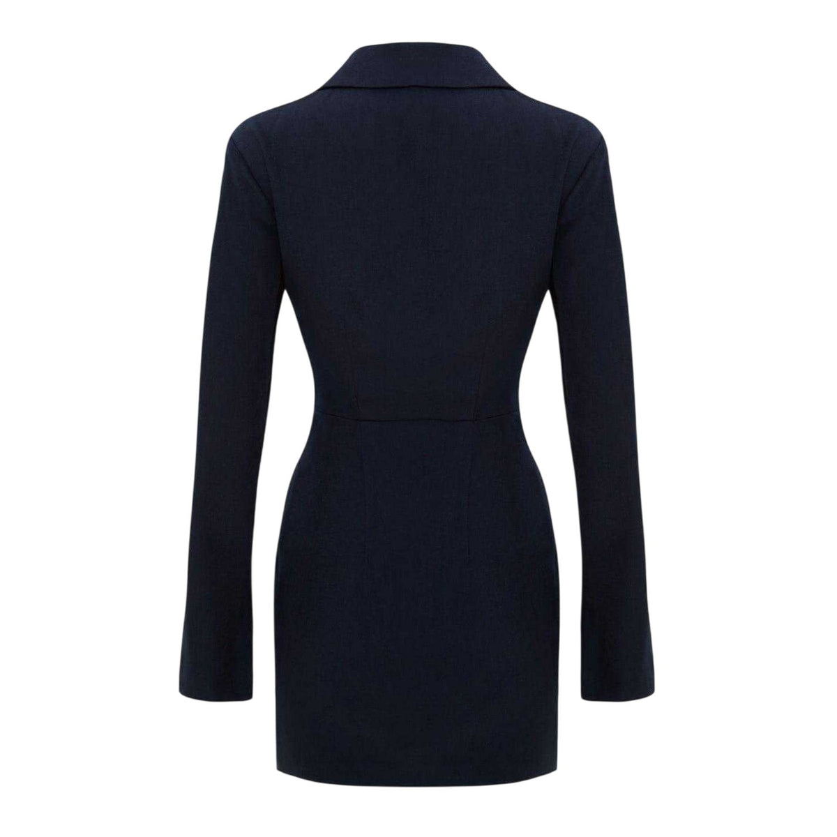 Navy - Back - I Saw It First Womens-Ladies Blazer Dress