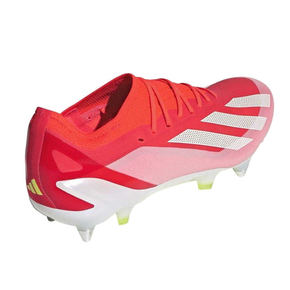 Red - Back - Adidas Unisex Adult X Crazyfast Elite Soft Ground Football Boots