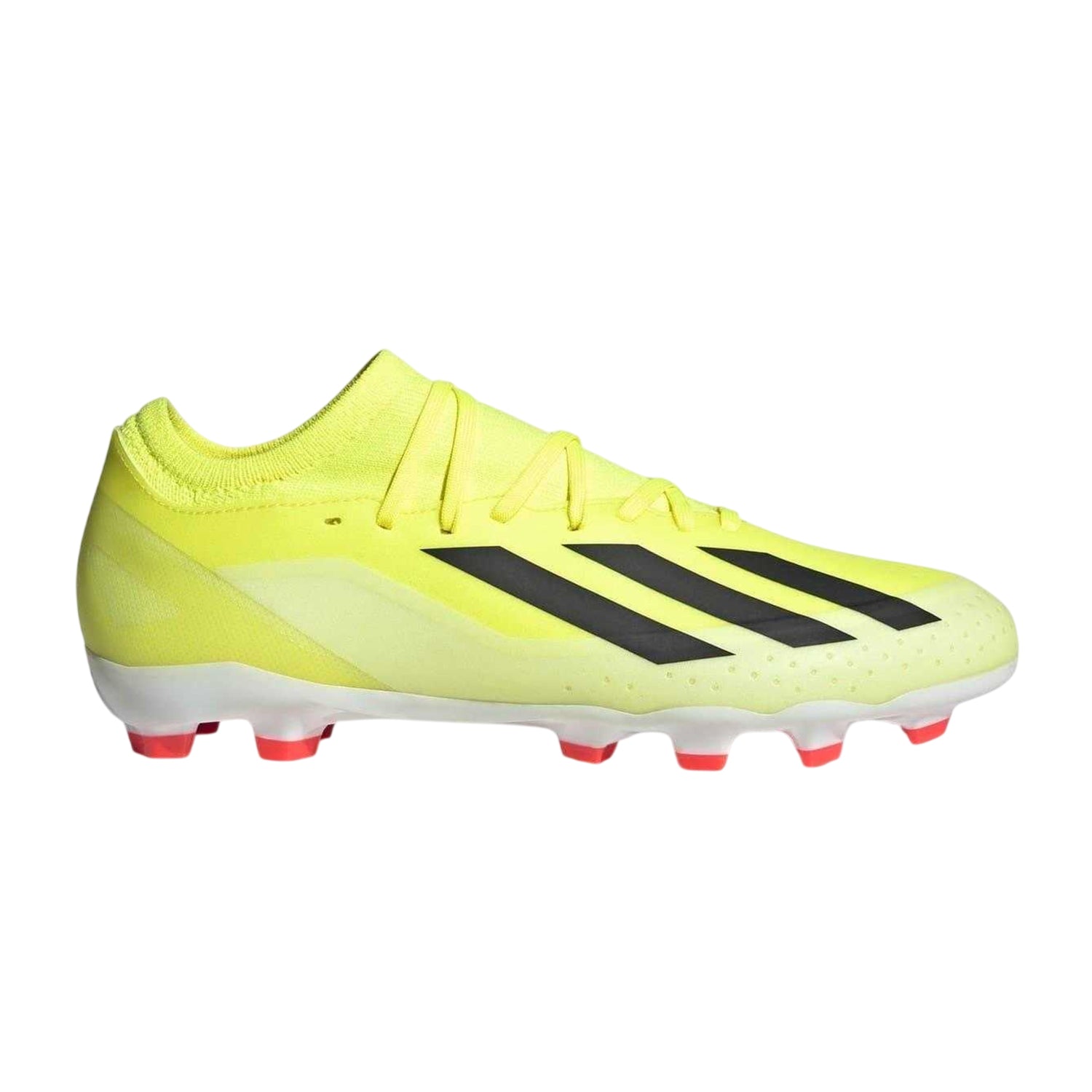 Black - Front - Adidas Unisex Adult X Crazyfast League Stripes Knitted Collar Football Boots