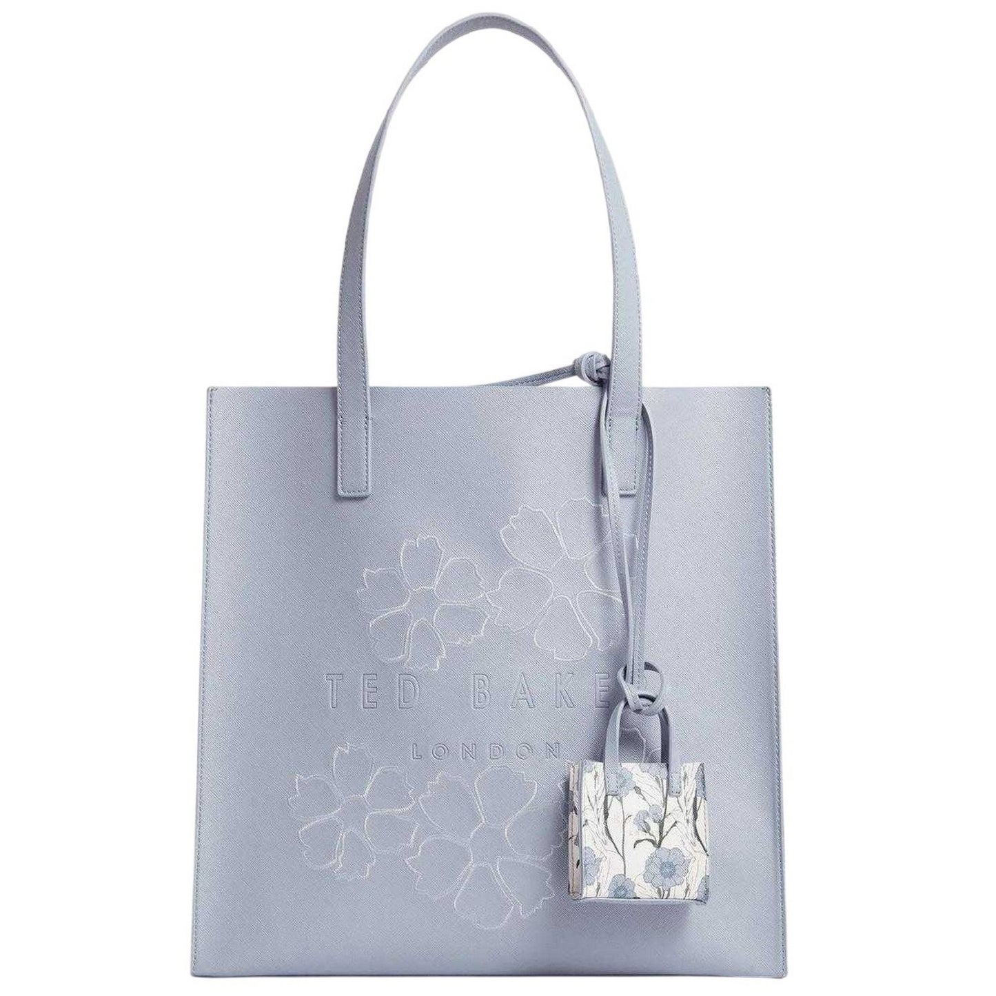 Light Blue Print - Front - Ted Baker Large Floral Tote Bag