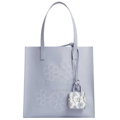 Light Blue Print - Front - Ted Baker Large Floral Tote Bag