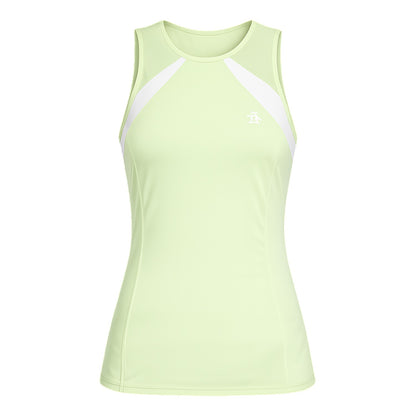 Sharp Green - Front - Original Penguin Womens-Ladies Colour Block Tank Top