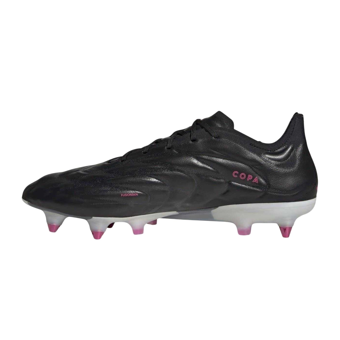 Black - Side - Adidas Unisex Adult Copa Pure.1 Leather Soft Ground Football Boots