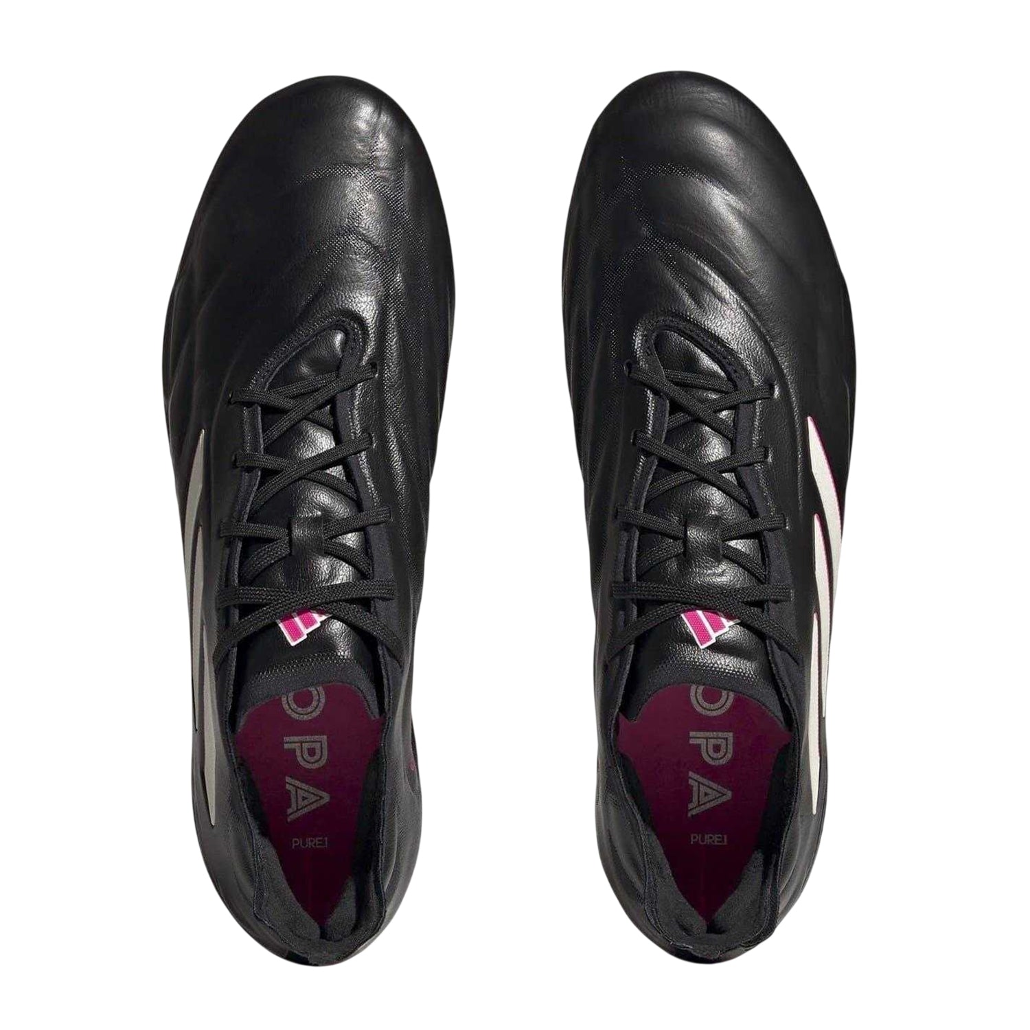 Black - Lifestyle - Adidas Unisex Adult Copa Pure.1 Leather Soft Ground Football Boots