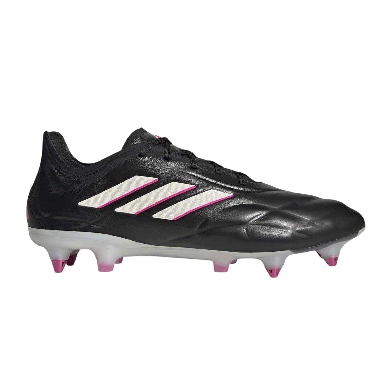 Black - Front - Adidas Unisex Adult Copa Pure.1 Leather Soft Ground Football Boots