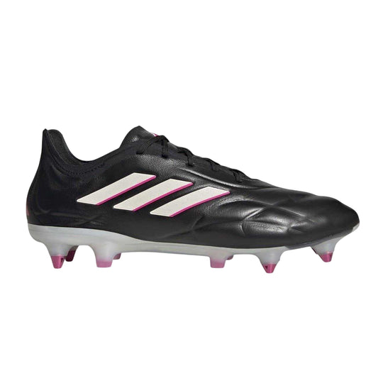 Black - Front - Adidas Unisex Adult Copa Pure.1 Leather Soft Ground Football Boots