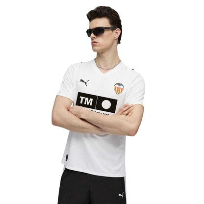 White - Side - Valencia CF Mens 25-26 Puma Home Jersey