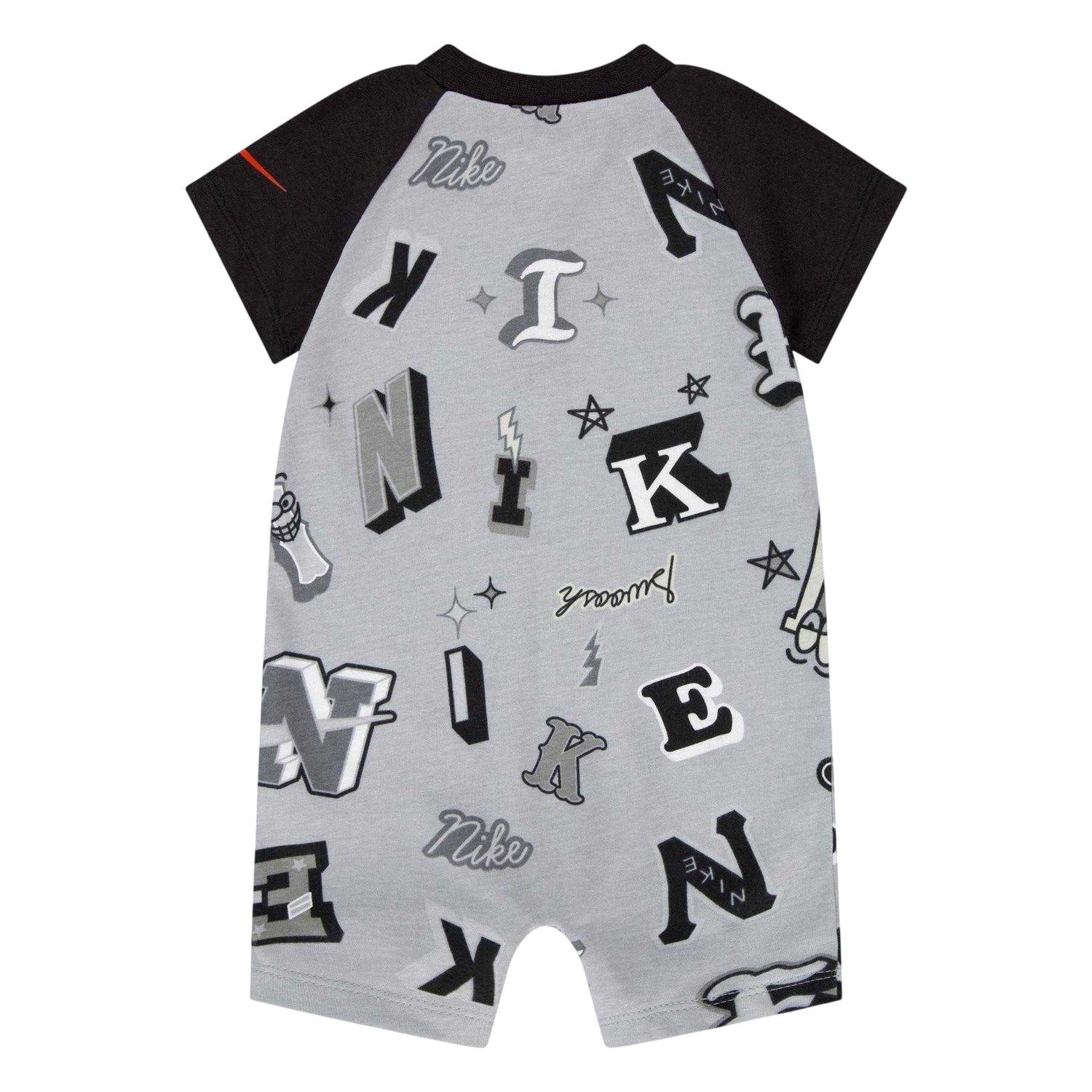 Smoke Grey - Back - Nike Baby Boys Next Gen Romper