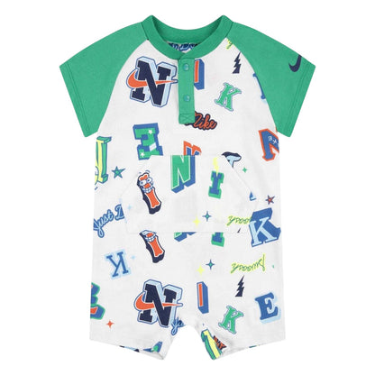 White - Front - Nike Baby Boys Next Gen Romper