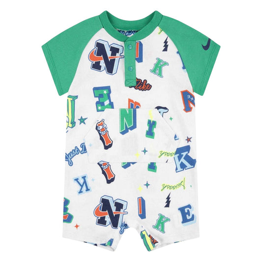 White - Front - Nike Baby Boys Next Gen Romper