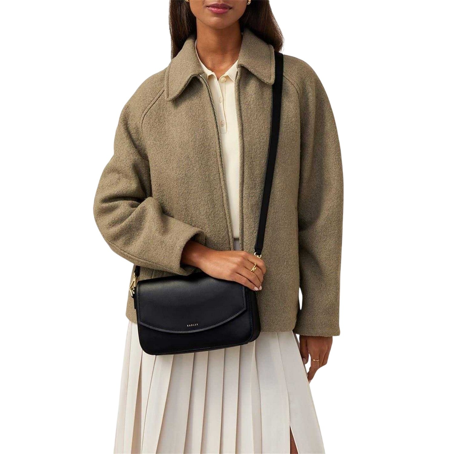 Blue - Lifestyle - Radley Filey Leather Crossbody Bag