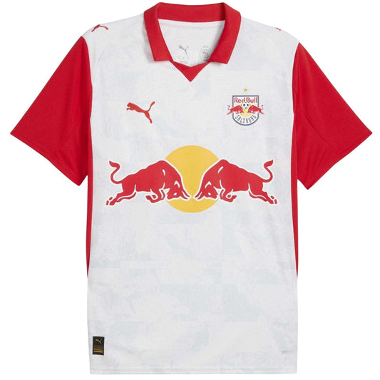 White-Red - Front - Puma Mens Salzburg 25-26 Red Bull Home Jersey