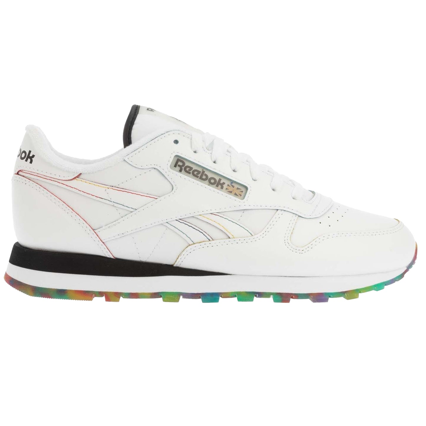 White-Black - Back - Reebok Unisex Adult Classic Leather Trainers