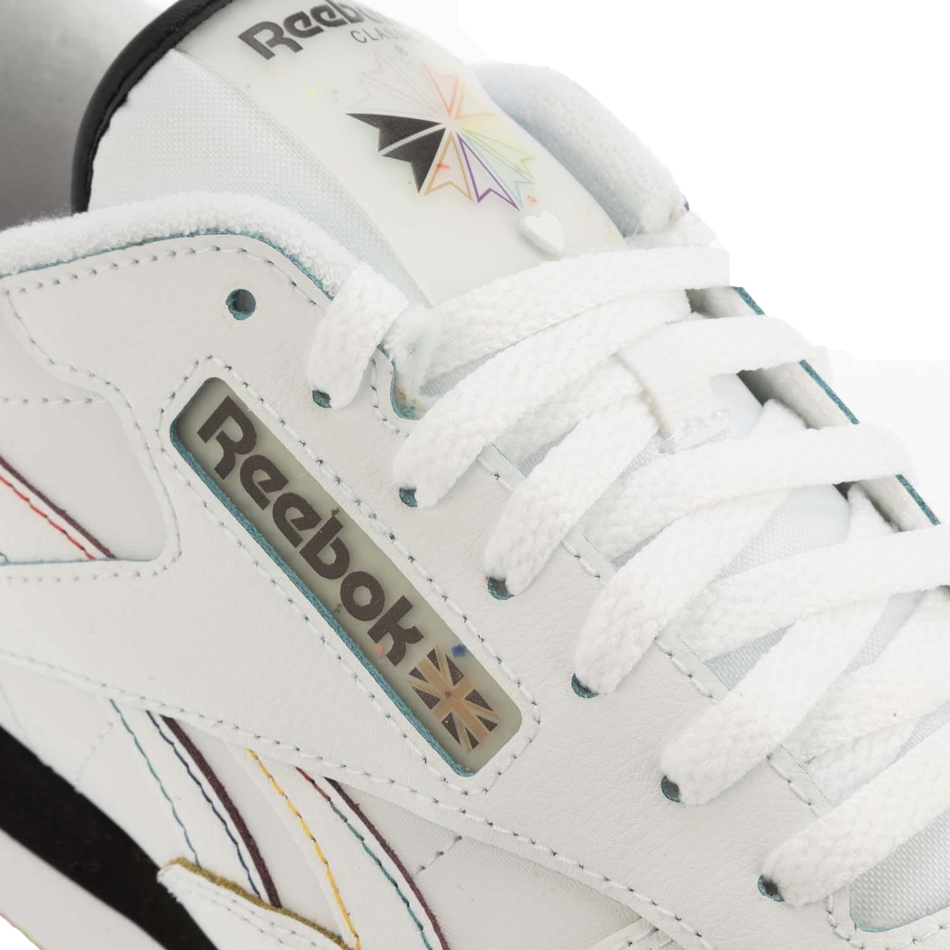 White-Black - Lifestyle - Reebok Unisex Adult Classic Leather Trainers