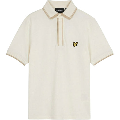Chalk - Front - Lyle & Scott Childrens-Kids Regular Polo Shirt