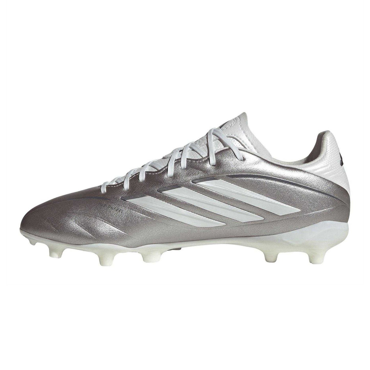Silver - Side - Adidas Childrens-Kids Copa Pure IV League Flexible Ground Football Boots