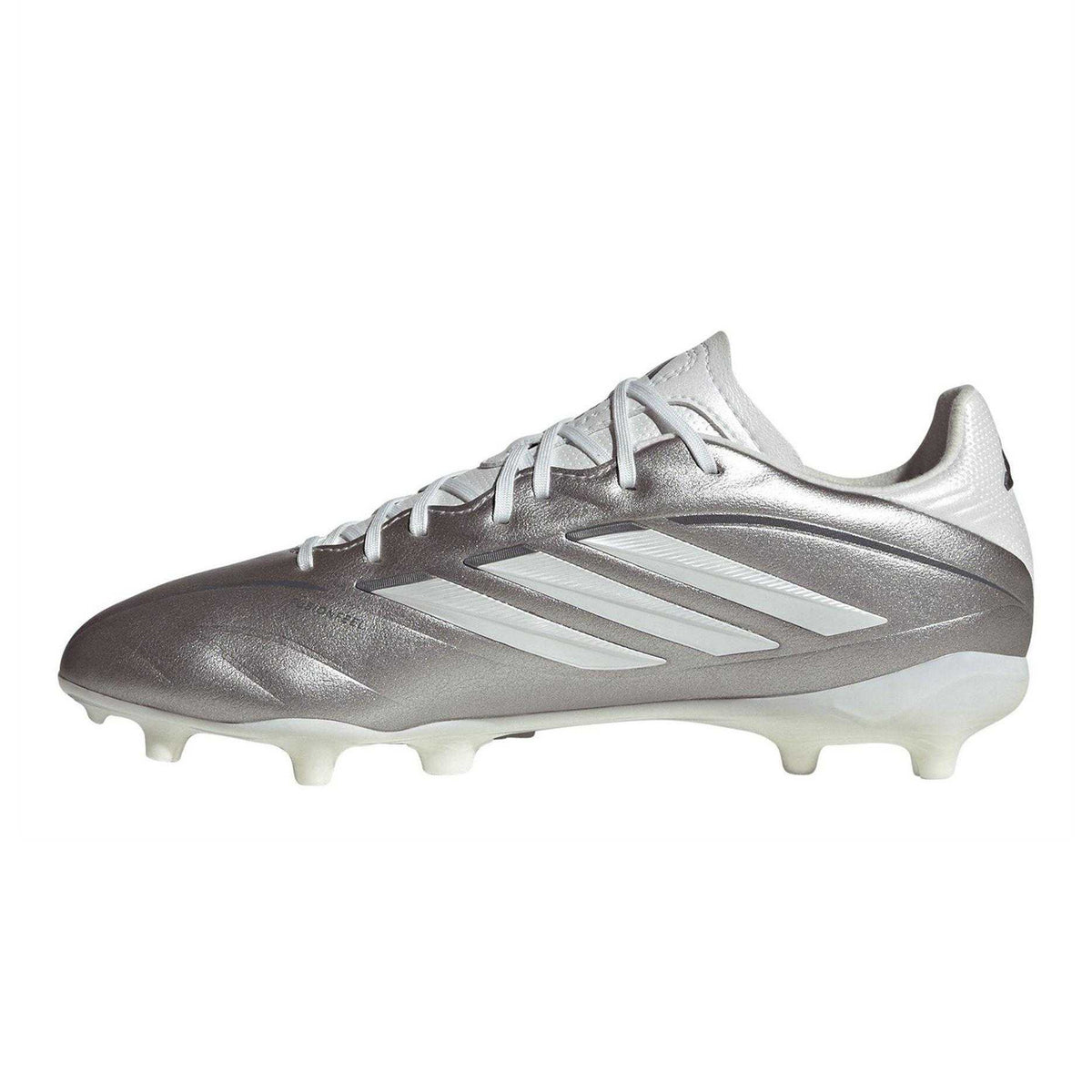 Silver - Side - Adidas Childrens-Kids Copa Pure IV League Flexible Ground Football Boots