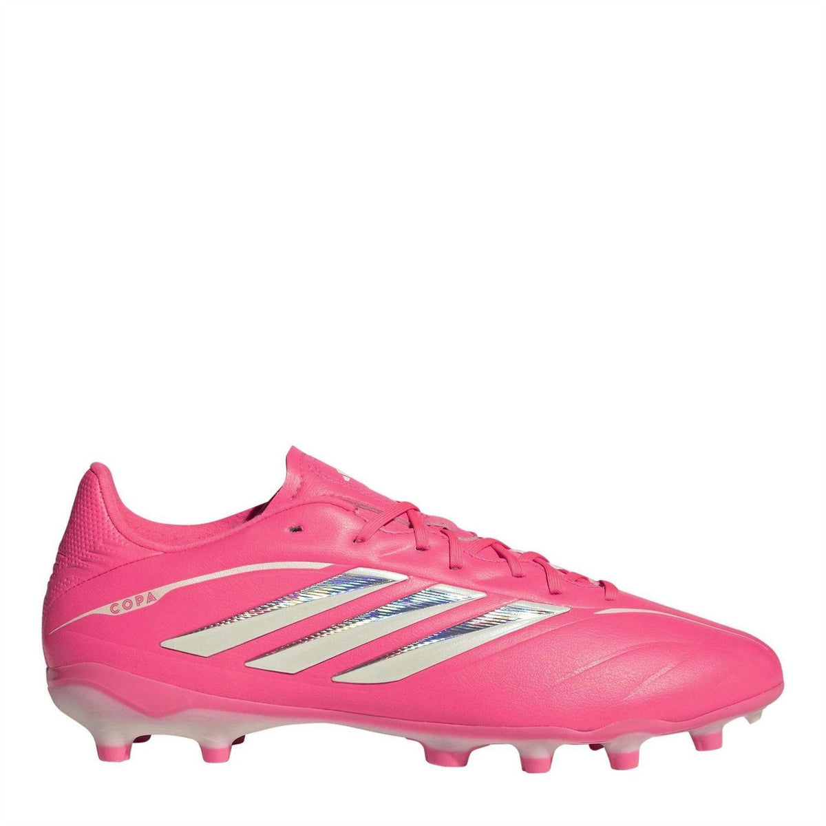 Cupcake Pink - Front - Adidas Childrens-Kids Copa Pure IV League Flexible Ground Football Boots
