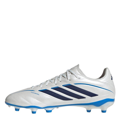 White-Black-Blue - Back - Adidas Childrens-Kids Copa Pure IV League Flexible Ground Football Boots