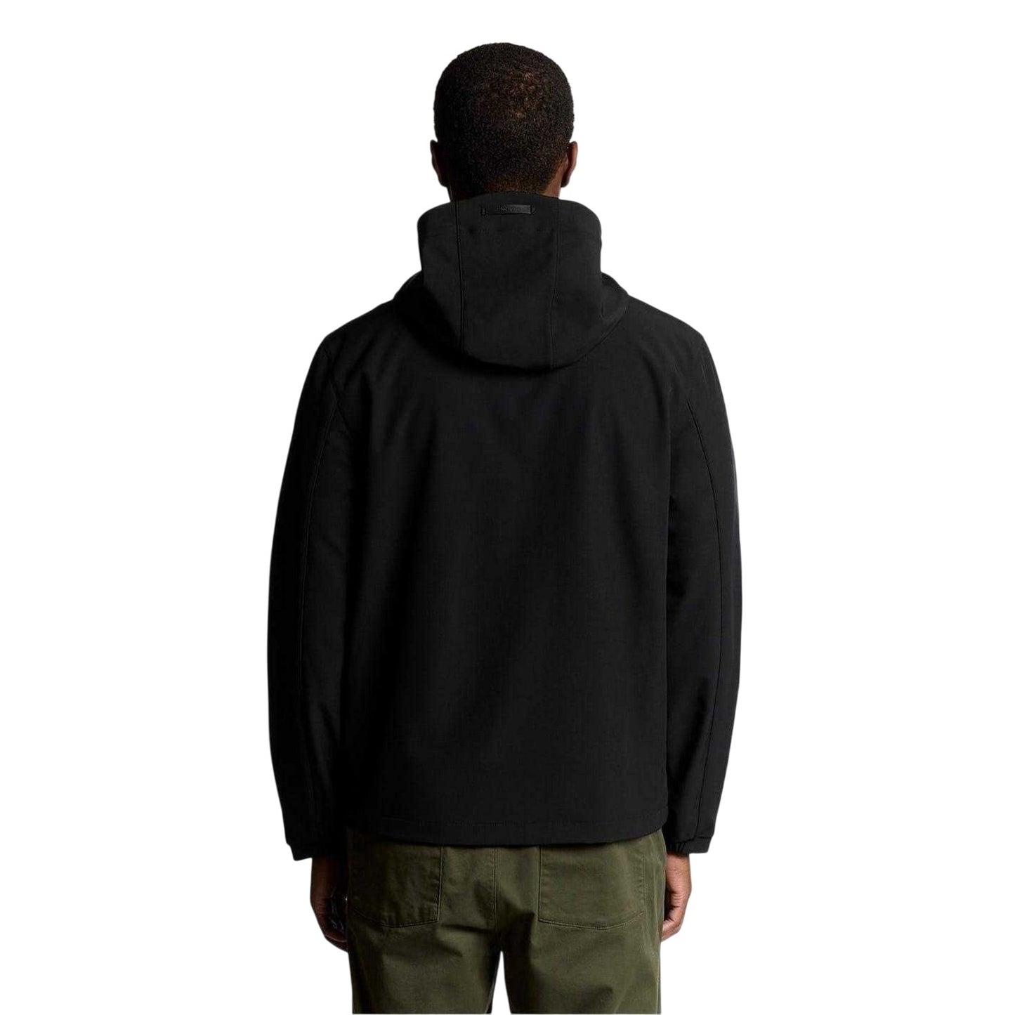 Lacquer - Back - Lyle & Scott Mens Plain Zip Pocket Soft Shell Jacket
